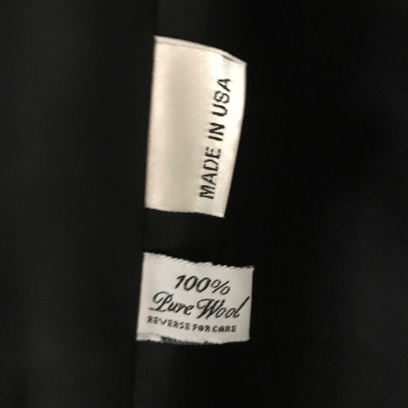 Women’s Black Jones New York Wool Coat - Picture 4 of 4